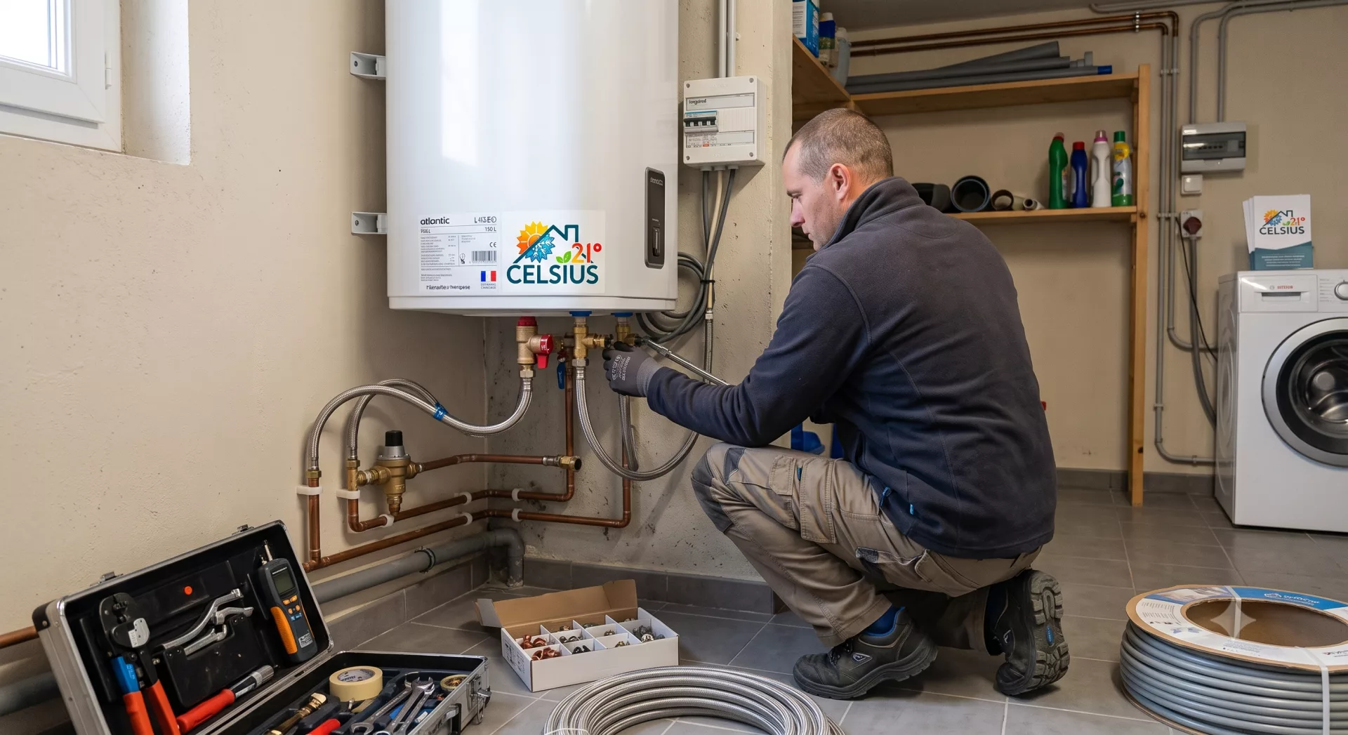 Installation de chauffe-eau